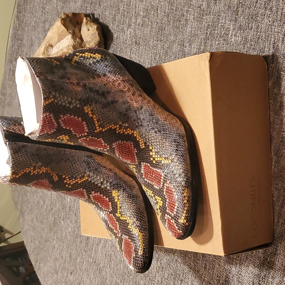 Faux Snake Cowboy Boots